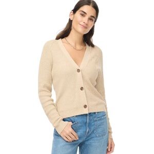 💫J. Crew Women's Tan Button-Up Cardigan
